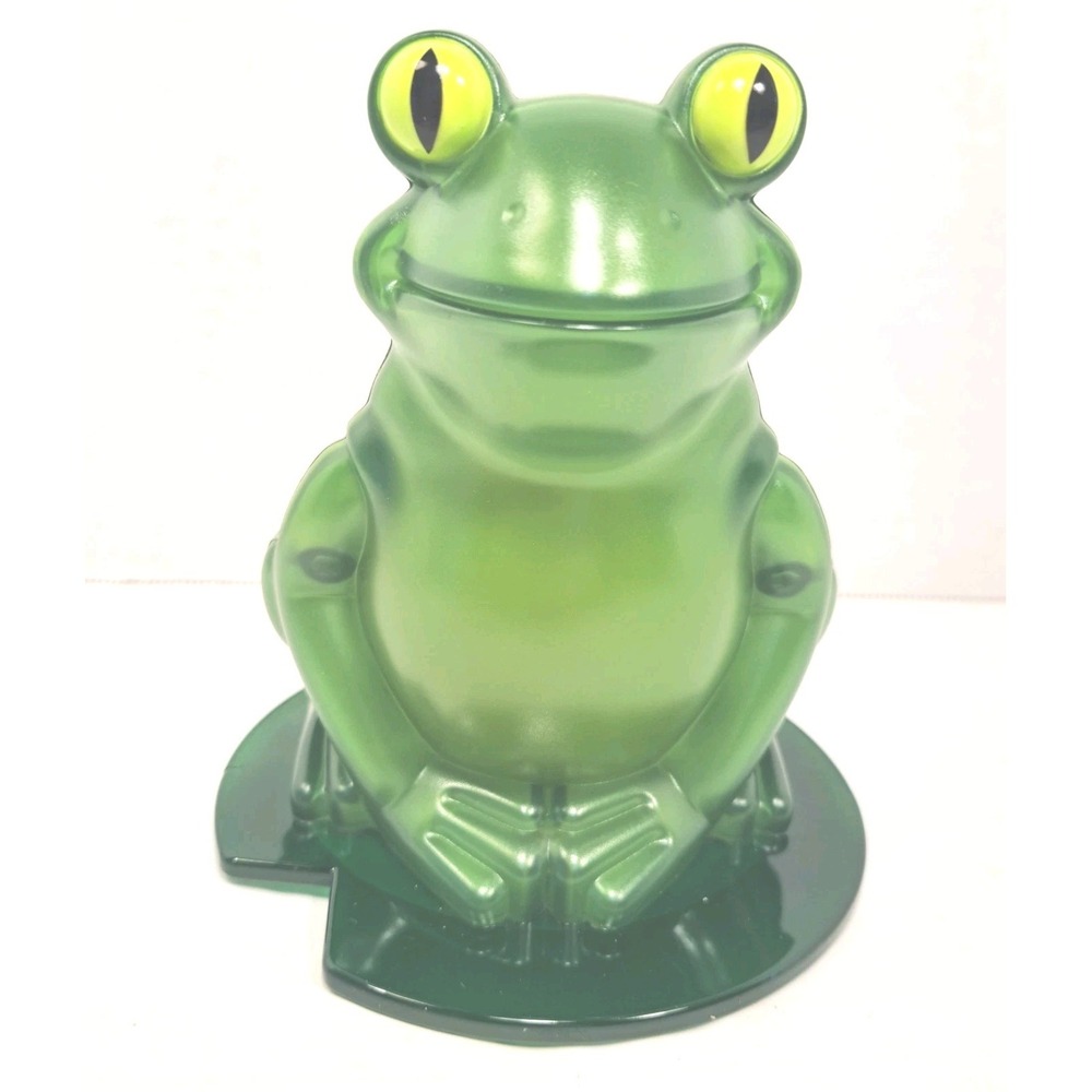 Vtg. Avon Light Up Garden Frog Garden Critters Collection NOS